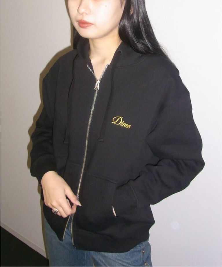 Oriens JOURNAL STANDARD「【Dime/ダイム】 CURSIVE ZIP-HOODIE」|パーカー|