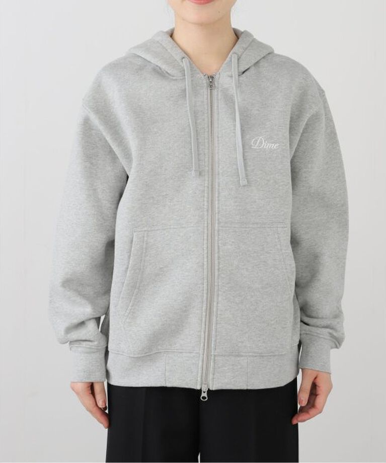 Oriens JOURNAL STANDARD「【Dime/ダイム】 CURSIVE ZIP-HOODIE」|パーカー|