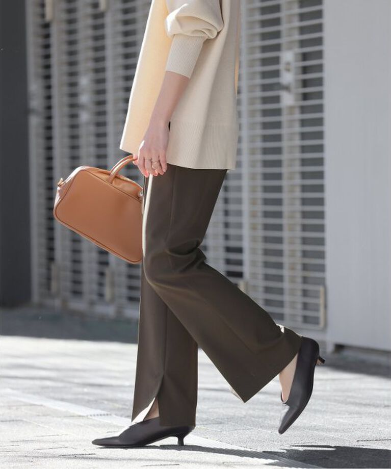 JOURNAL STANDARD relume「ダブルクロスフレアイージーパンツ」|スラックス|