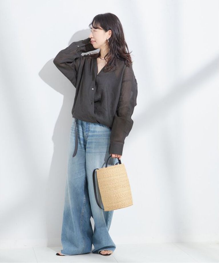 journal standard L'essage「シアーラミー 2WAY シャツ」|シャツ・ブラウス|