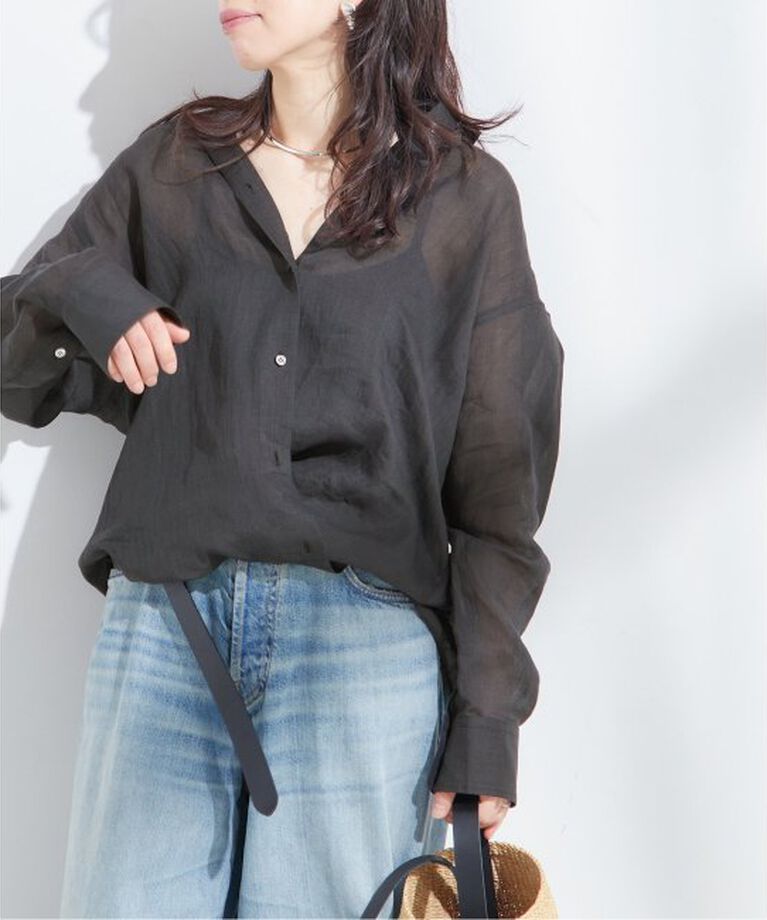 journal standard L'essage「シアーラミー 2WAY シャツ」|シャツ・ブラウス|