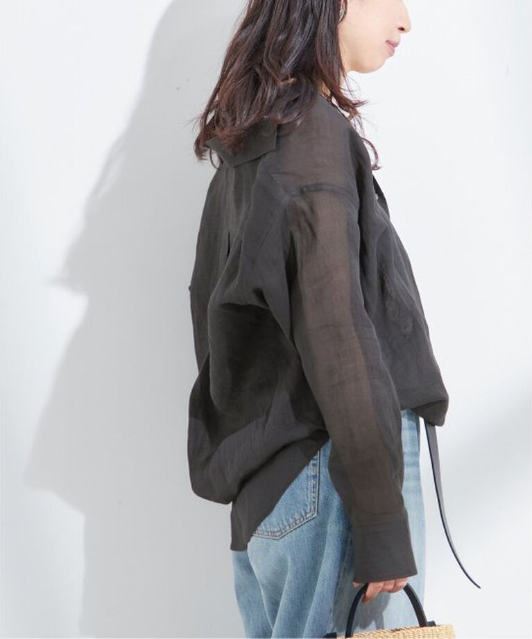 journal standard L'essage「シアーラミー 2WAY シャツ」|シャツ・ブラウス|
