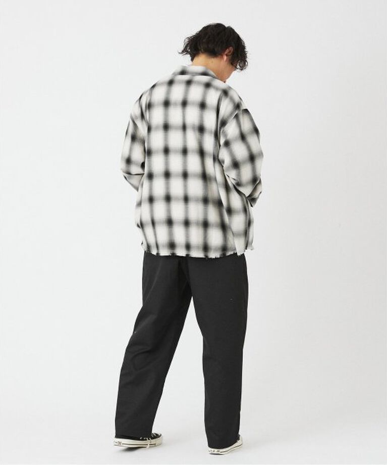 JOURNAL STANDARD relume「レーヨン フリンジ チェックシャツ」|シャツ・ブラウス|
