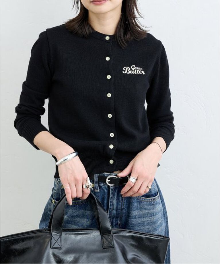 JOURNAL STANDARD「【GREEN BUTTER/グリーンバター】  WASHABLE COTTON CD」|カーディガン|