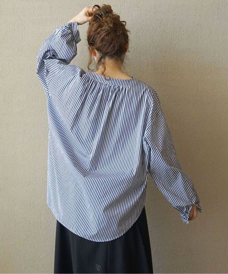 journal standard luxe「タイプクロス ギャザーブラウス」|シャツ・ブラウス|