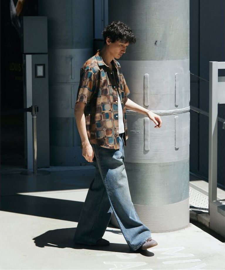 JOURNAL STANDARD「”吸水速乾 / 通気性” EVALET メッシュ パターン シャツ」|シャツ・ブラウス|