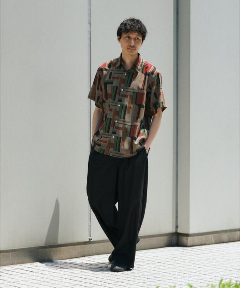 JOURNAL STANDARD「”吸水速乾 / 通気性” EVALET メッシュ パターン シャツ」|シャツ・ブラウス|