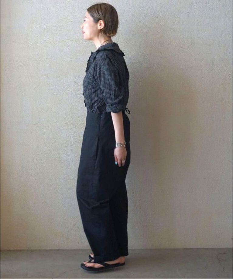 journal standard luxe「シャーリングローン フリルブラウス」|シャツ・ブラウス|