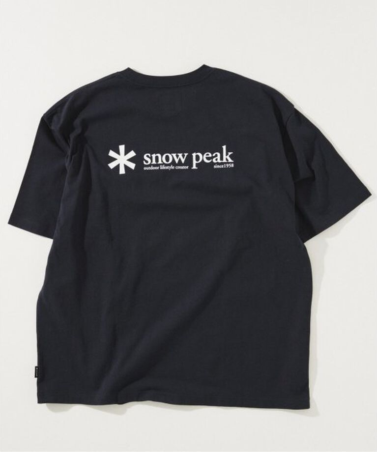 JOURNAL STANDARD relume「SNOWPEAK / スノーピーク 別注 ロゴプリント Tシャツ」|Tシャツ・カットソー|