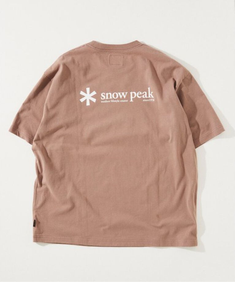 JOURNAL STANDARD relume「SNOWPEAK / スノーピーク 別注 ロゴプリント Tシャツ」|Tシャツ・カットソー|