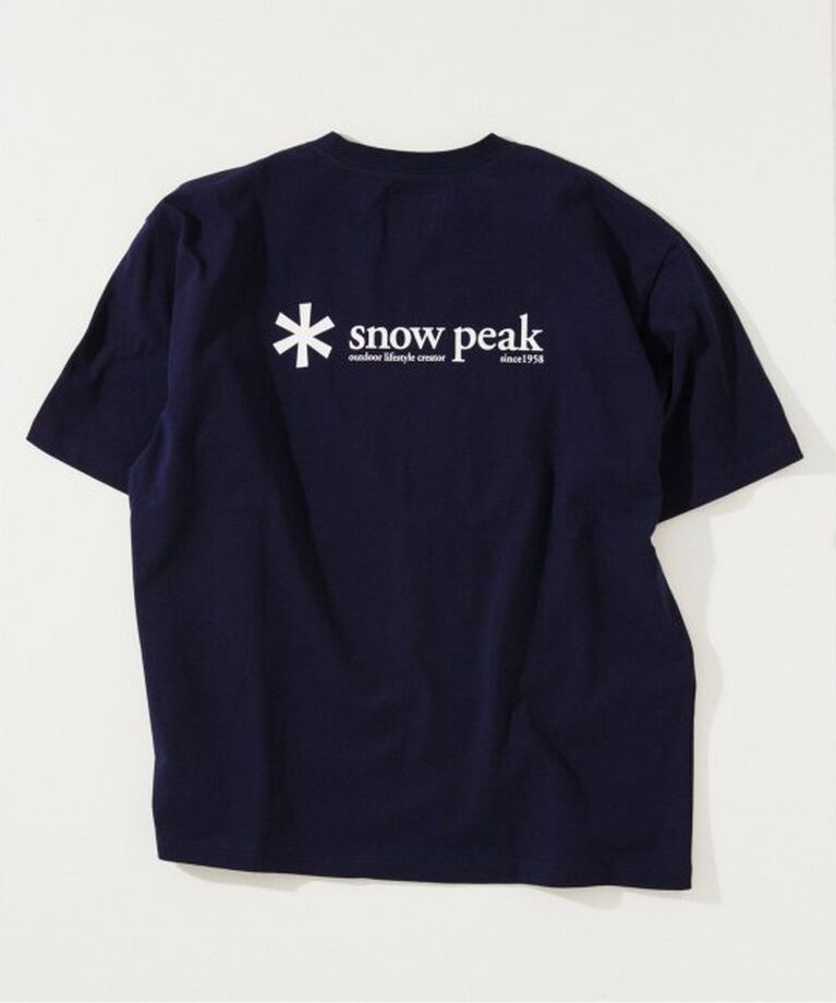 JOURNAL STANDARD relume「SNOWPEAK / スノーピーク 別注 ロゴプリント Tシャツ」|Tシャツ・カットソー|