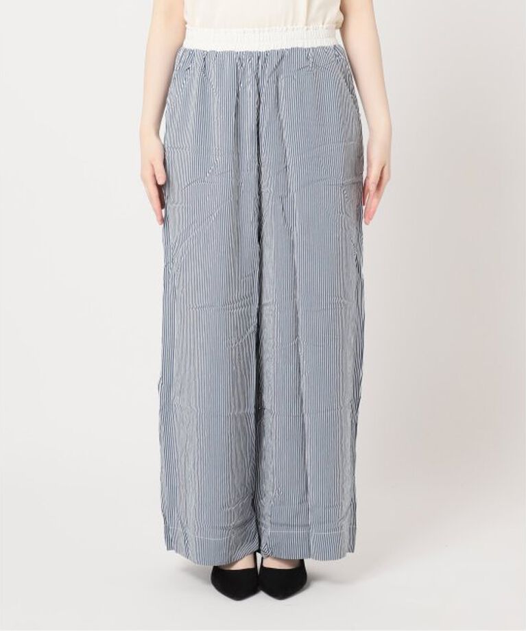 journal standard L'essage「《別注》【LUSANA / ルサーナ】CICI PANTS TWO DENIM STRIP：パンツ」|その他|