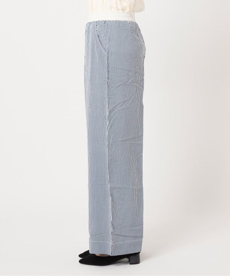journal standard L'essage「《別注》【LUSANA / ルサーナ】CICI PANTS TWO DENIM STRIP：パンツ」|その他|