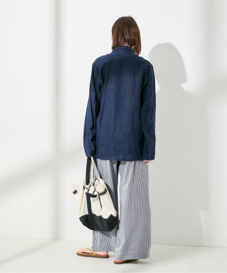 journal standard L'essage「《別注》【LUSANA / ルサーナ】CICI PANTS TWO DENIM STRIP：パンツ」|その他|