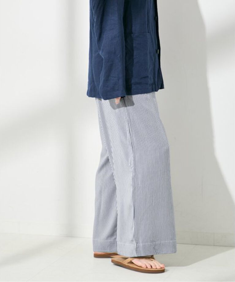 journal standard L'essage「《別注》【LUSANA / ルサーナ】CICI PANTS TWO DENIM STRIP：パンツ」|その他|