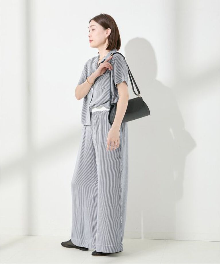 journal standard L'essage「《別注》【LUSANA / ルサーナ】CICI PANTS TWO DENIM STRIP：パンツ」|その他|