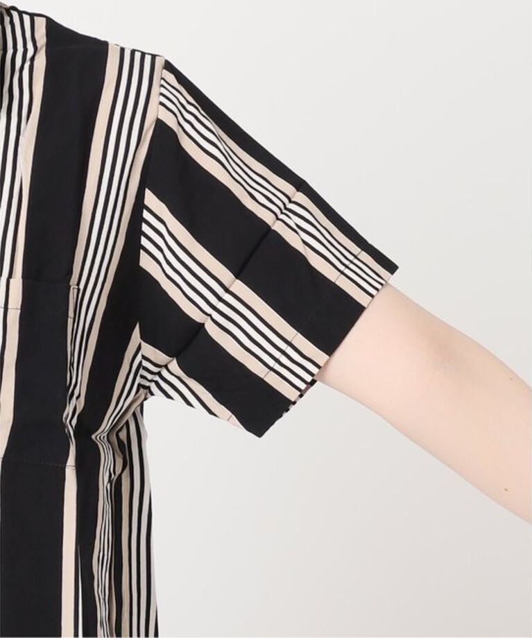 journal standard L'essage「《別注》【LUSANA / ルサーナ】TINA SHIRTS TWO TONE STRIP：シャツ」|シャツ・ブラウス|