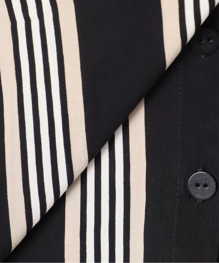 journal standard L'essage「《別注》【LUSANA / ルサーナ】TINA SHIRTS TWO TONE STRIP：シャツ」|シャツ・ブラウス|