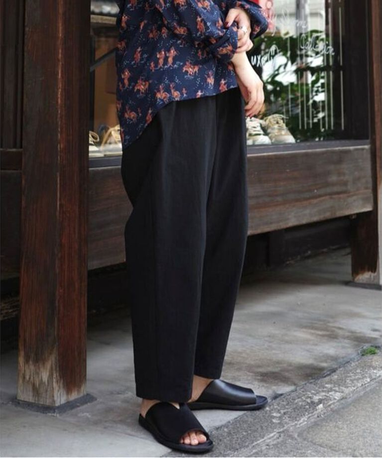 journal standard luxe「ヴィンテージバフグラニーパンツ」|その他|ブラック