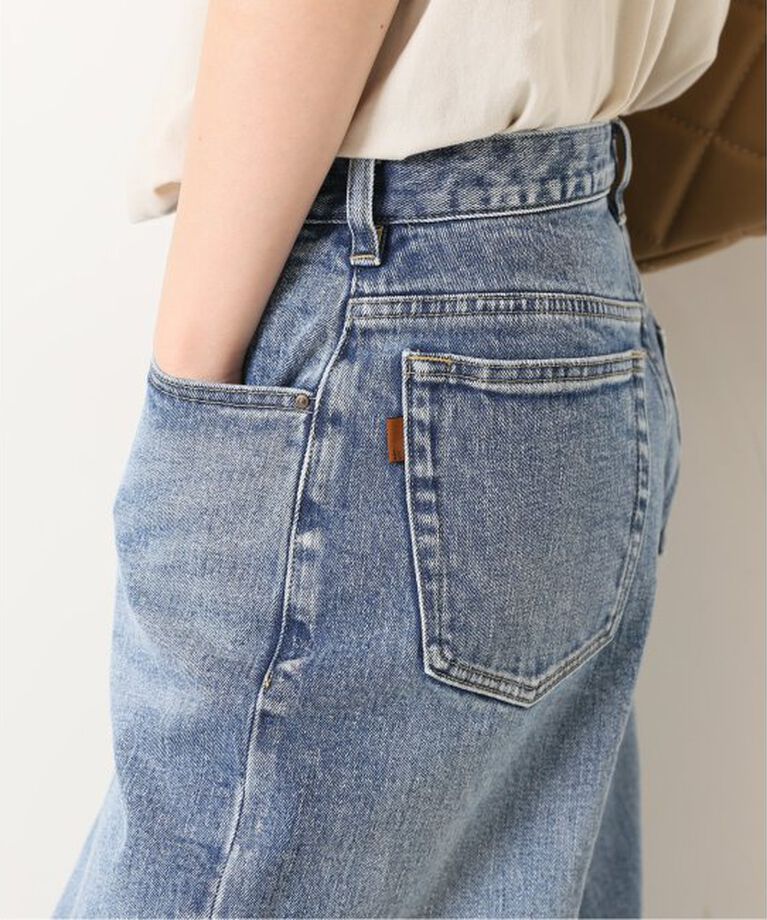Spick and Span「≪追加≫5 1/2 LOOSE-STRAIGHT DENIM」|デニム|