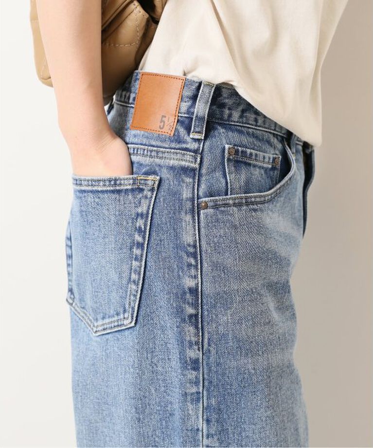 Spick and Span「≪追加≫5 1/2 LOOSE-STRAIGHT DENIM」|デニム|