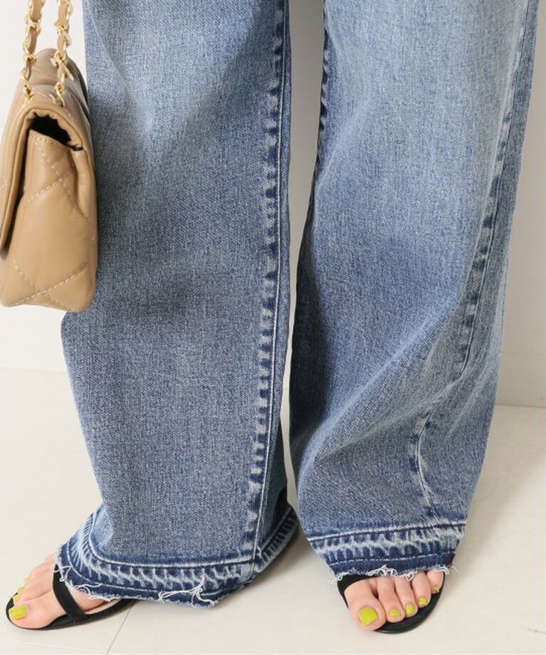 Spick and Span「≪追加≫5 1/2 LOOSE-STRAIGHT DENIM」|デニム|
