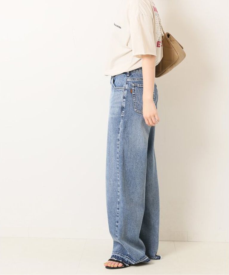 Spick and Span「≪追加≫5 1/2 LOOSE-STRAIGHT DENIM」|デニム|