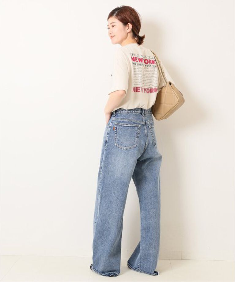 Spick and Span「≪追加≫5 1/2 LOOSE-STRAIGHT DENIM」|デニム|