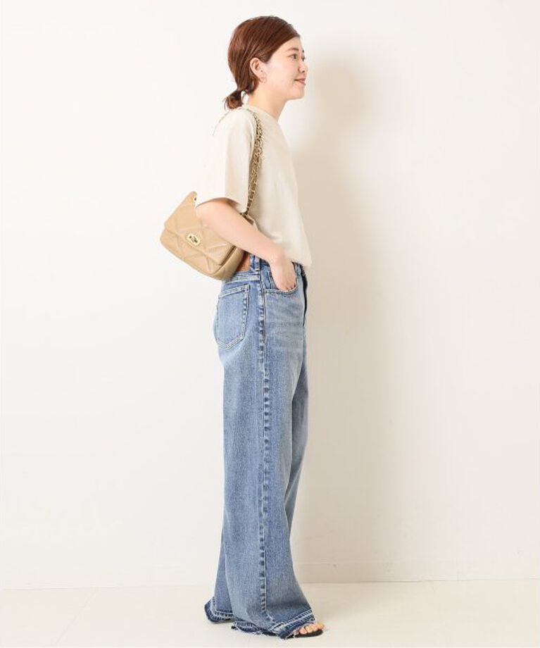 Spick and Span「≪追加≫5 1/2 LOOSE-STRAIGHT DENIM」|デニム|
