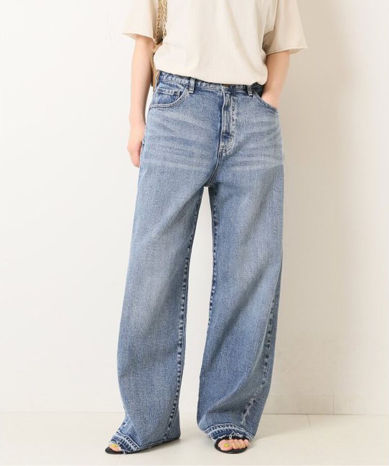 Spick and Span「≪追加≫5 1/2 LOOSE-STRAIGHT DENIM」|デニム|