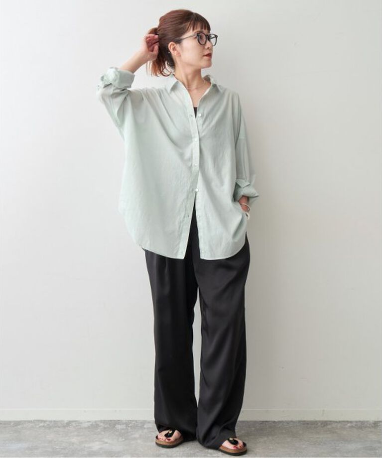 Spick and Span「ガーメントダイカシュクールシャツ」|シャツ・ブラウス|