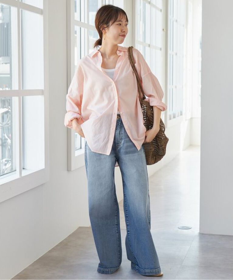 Spick and Span「ガーメントダイカシュクールシャツ」|シャツ・ブラウス|