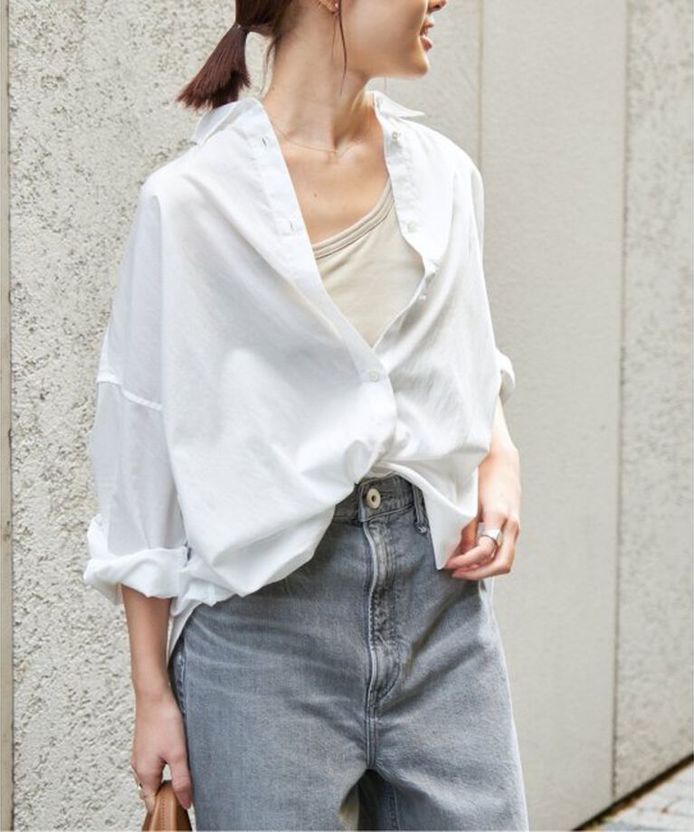 Spick and Span「ガーメントダイカシュクールシャツ」|シャツ・ブラウス|
