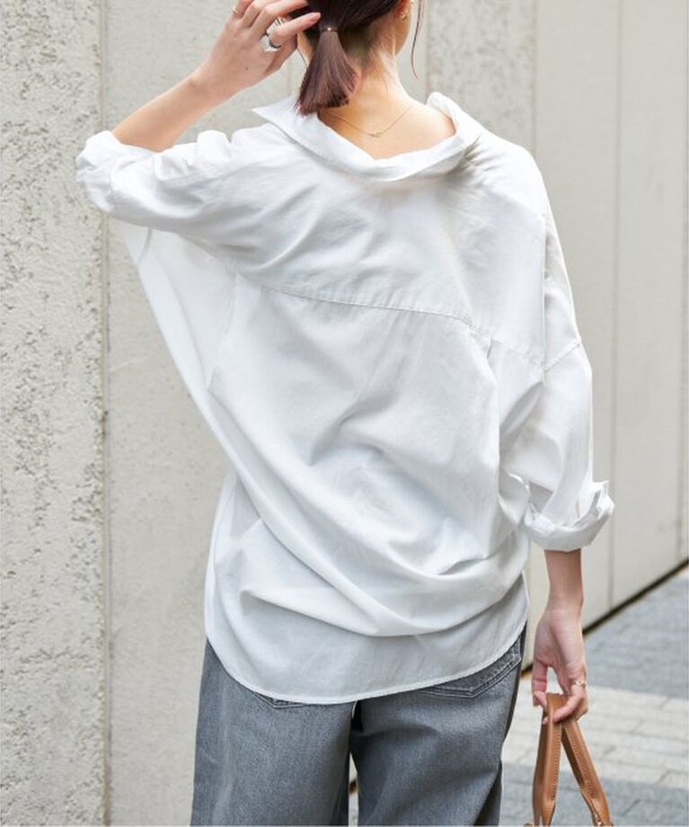 Spick and Span「ガーメントダイカシュクールシャツ」|シャツ・ブラウス|