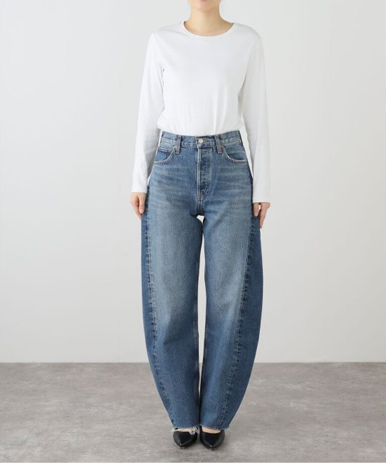 NOBLE「AGOLDE/エーゴールドイー LUNA PIECED JEAN」|デニム|