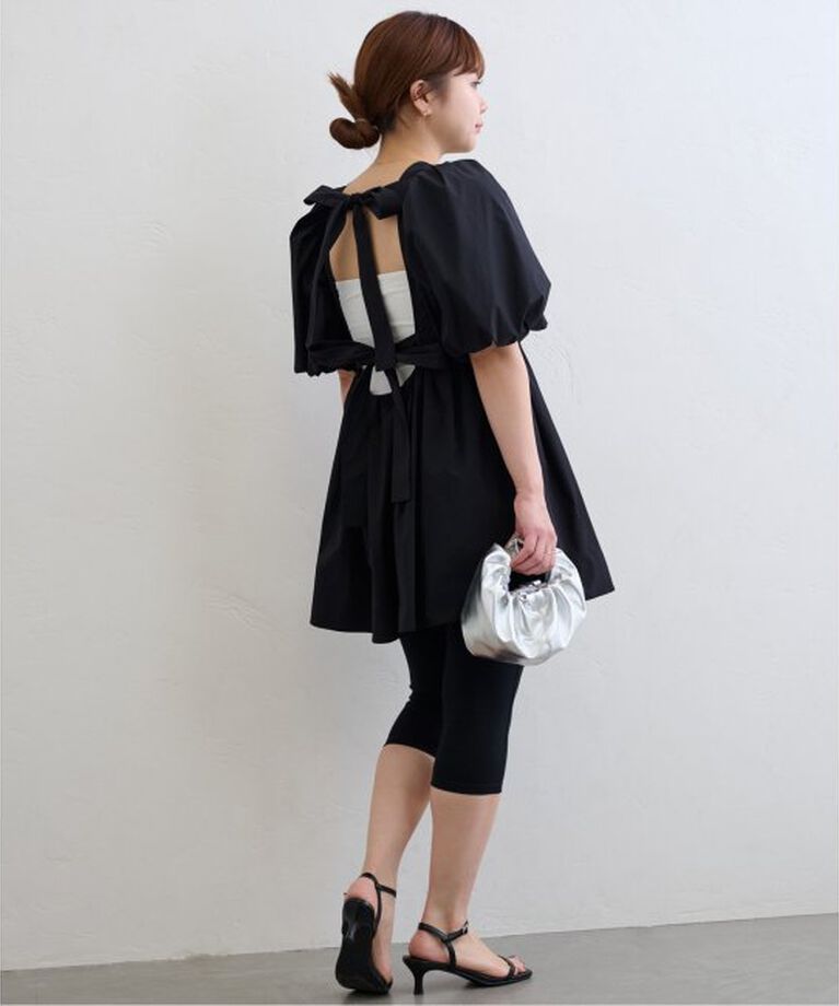 U by SPICK&SPAN「《追加》パフスリーブチュニックブラウス」|シャツ・ブラウス|