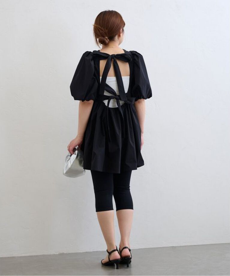 U by SPICK&SPAN「《追加》パフスリーブチュニックブラウス」|シャツ・ブラウス|