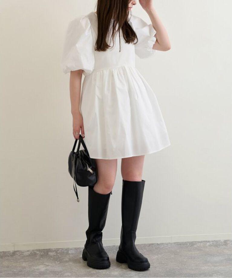 U by SPICK&SPAN「《追加》パフスリーブチュニックブラウス」|シャツ・ブラウス|