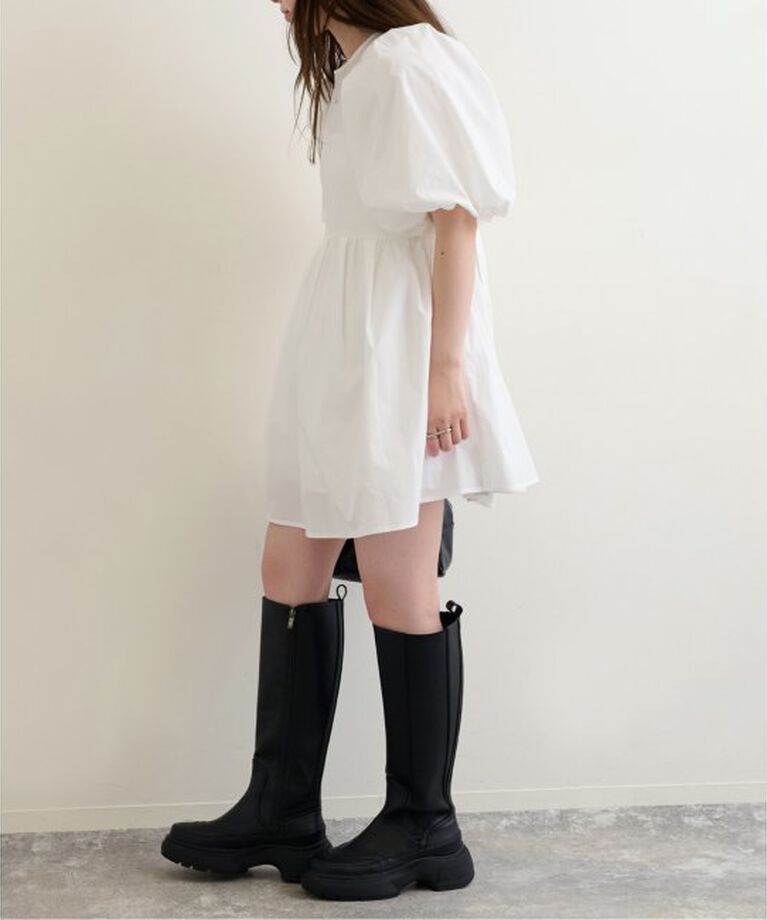 U by SPICK&SPAN「《追加》パフスリーブチュニックブラウス」|シャツ・ブラウス|