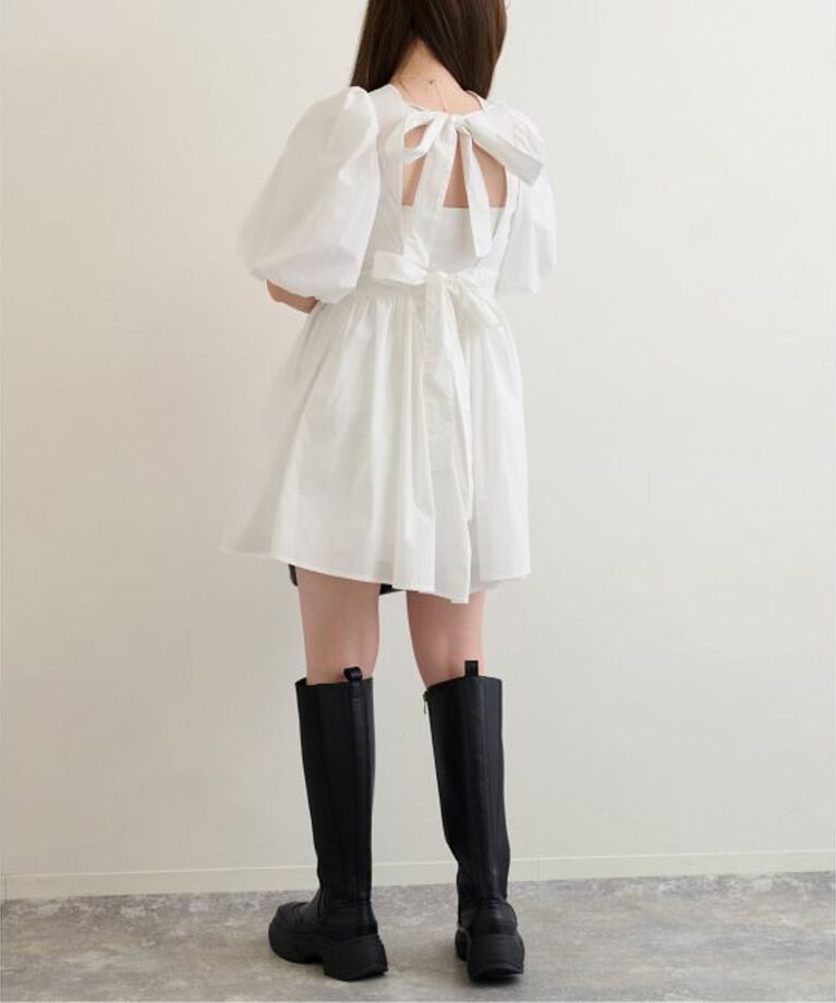 U by SPICK&SPAN「《追加》パフスリーブチュニックブラウス」|シャツ・ブラウス|