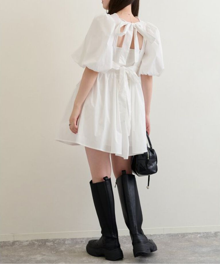 U by SPICK&SPAN「《追加》パフスリーブチュニックブラウス」|シャツ・ブラウス|