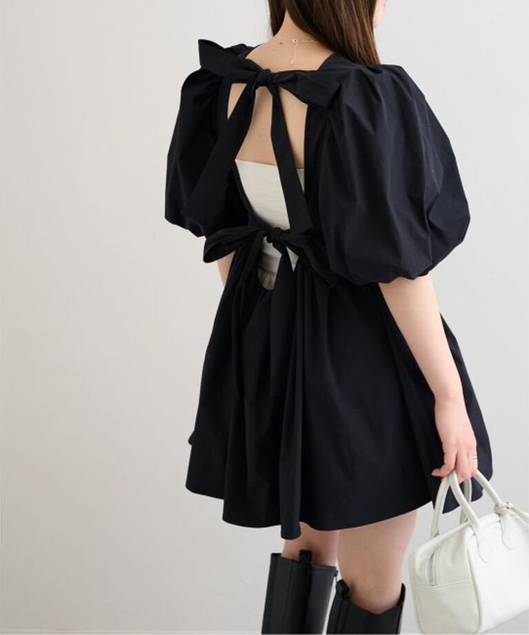 U by SPICK&SPAN「《追加》パフスリーブチュニックブラウス」|シャツ・ブラウス|