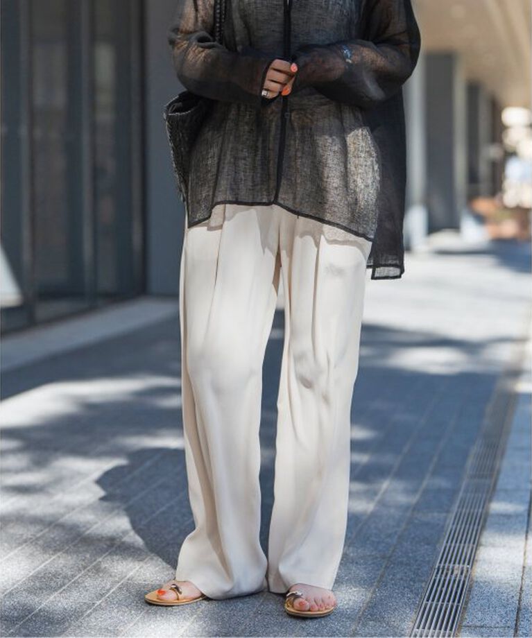 Spick and Span「《追加》サテンイージーパンツ」|その他|