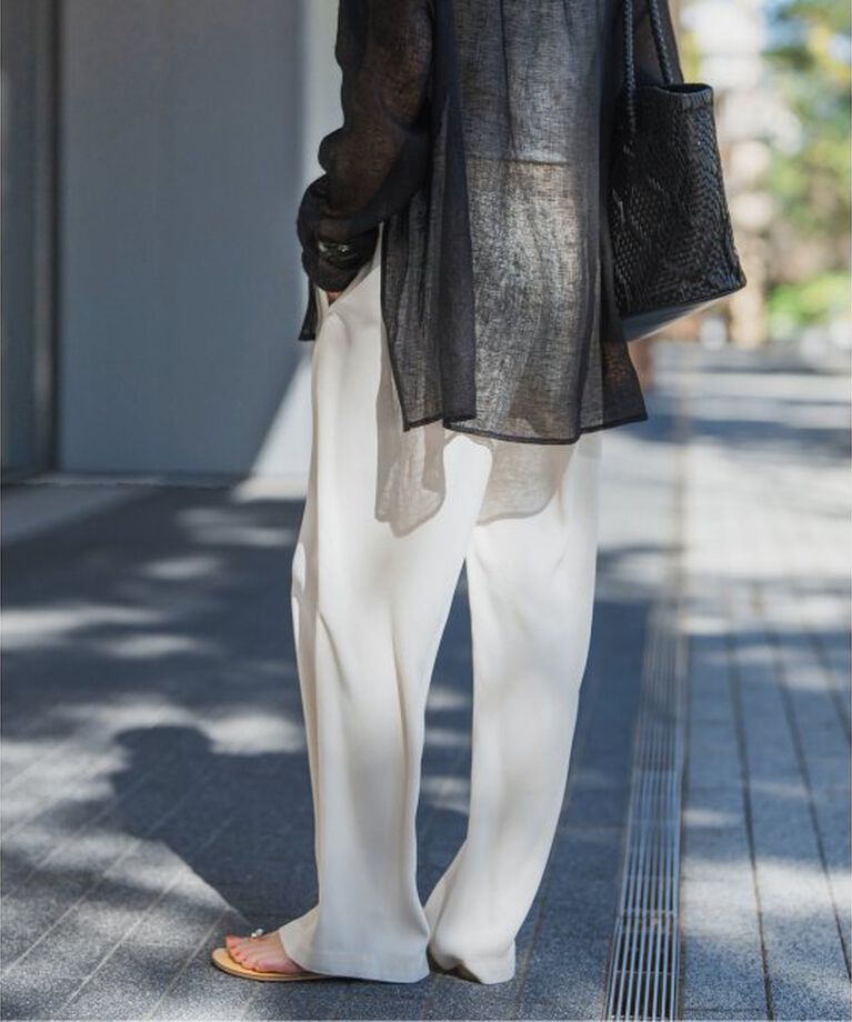 Spick and Span「《追加》サテンイージーパンツ」|その他|