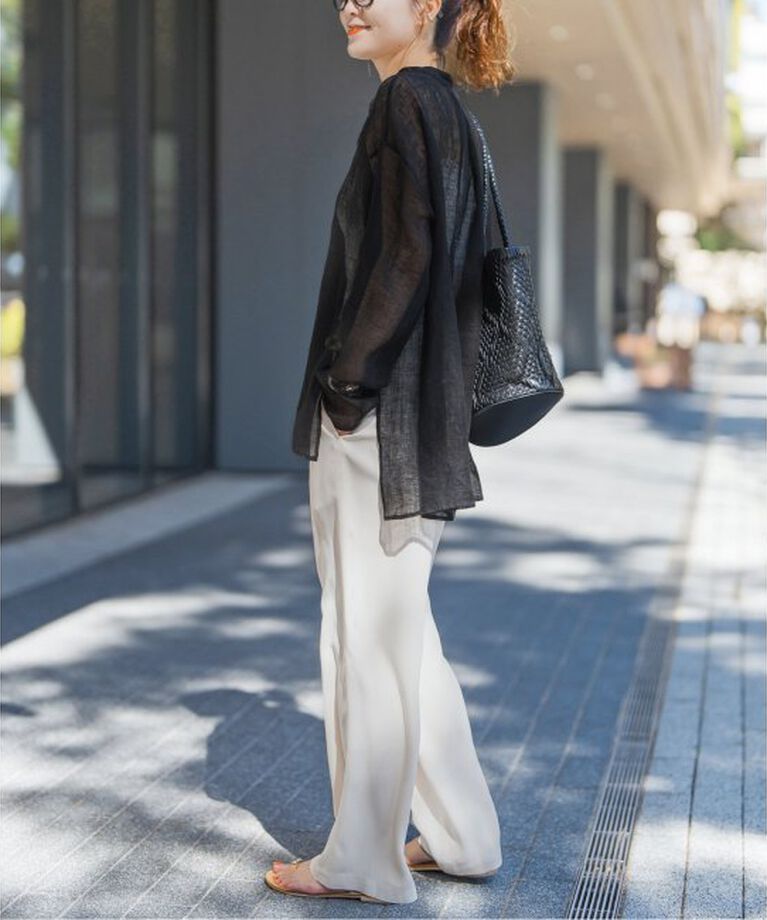 Spick and Span「《追加》サテンイージーパンツ」|その他|