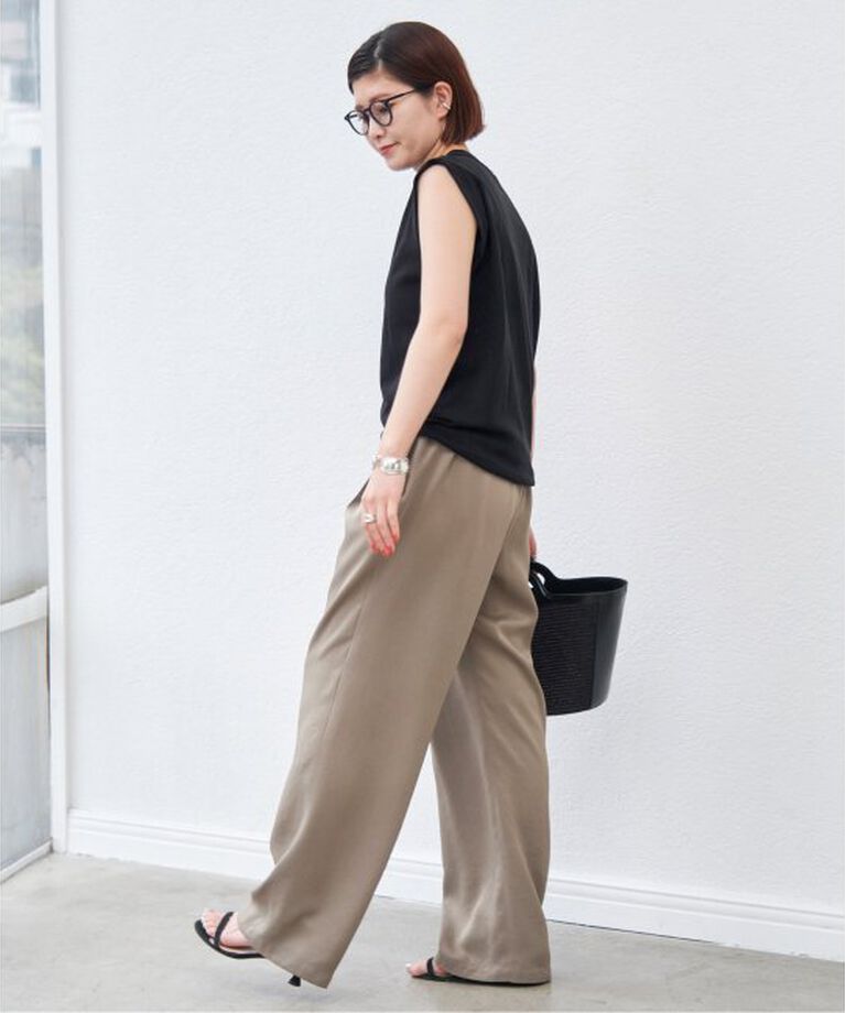Spick and Span「《追加》サテンイージーパンツ」|その他|