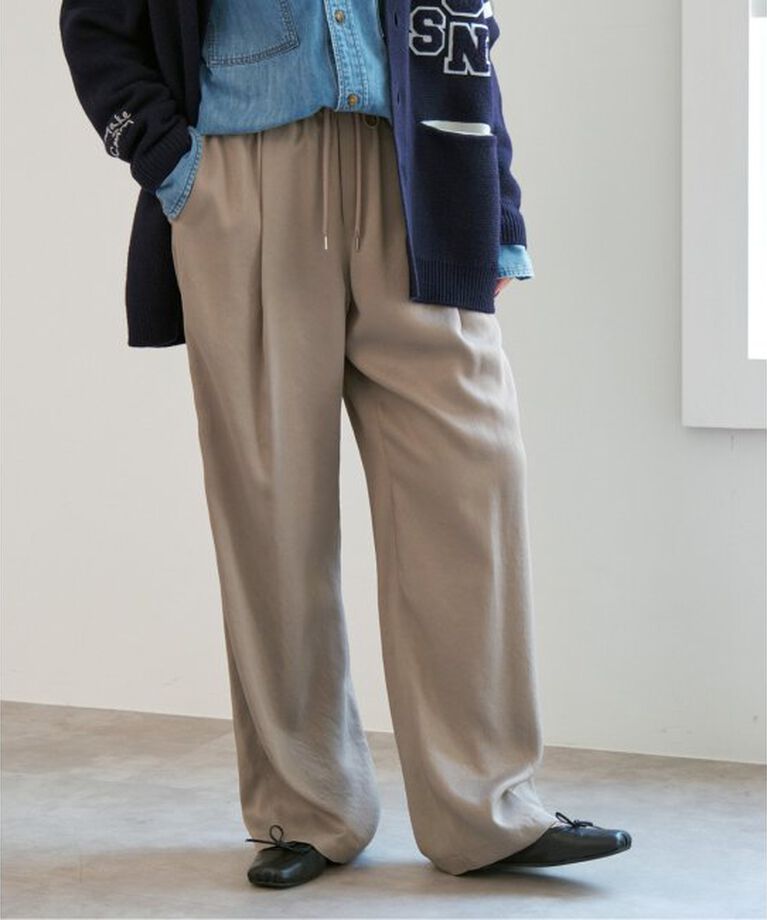 Spick and Span「《追加》サテンイージーパンツ」|その他|