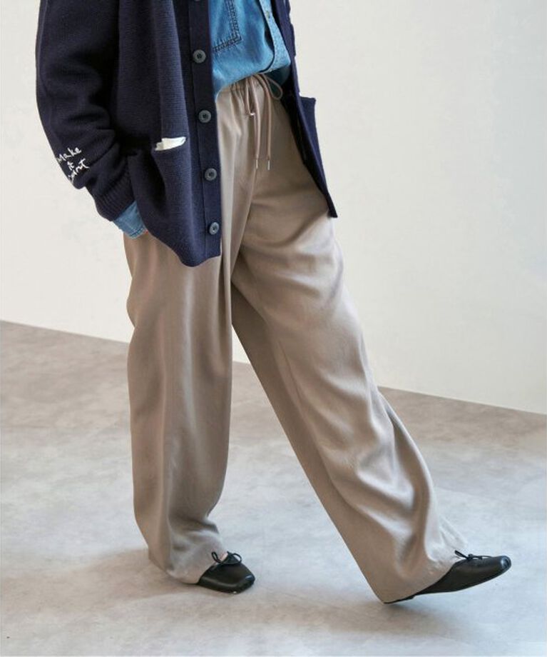Spick and Span「《追加》サテンイージーパンツ」|その他|