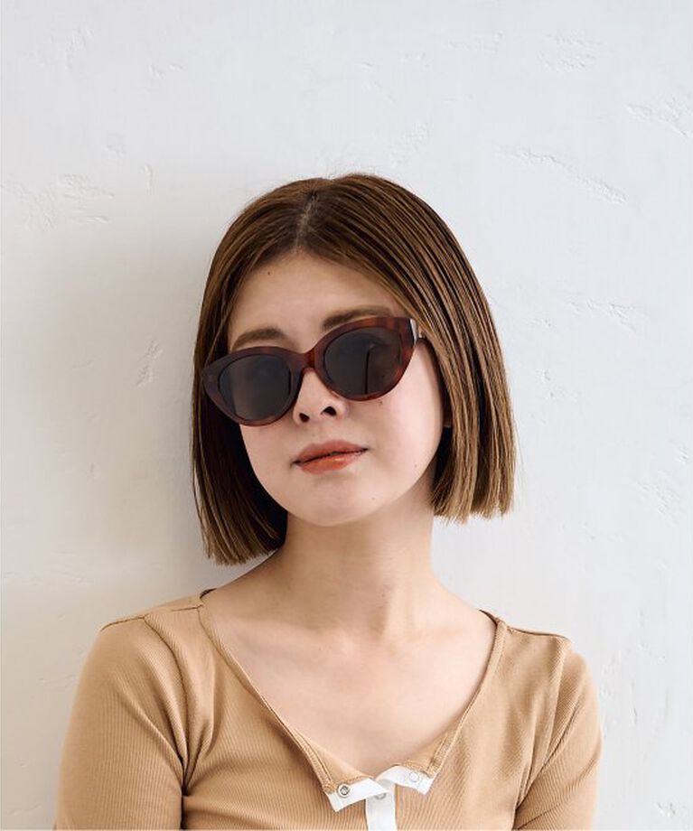 U by SPICK&SPAN「USEFUL ATELIER/ユースフルアトリエ EYEWEAR Lily」|サングラス|ブラウン