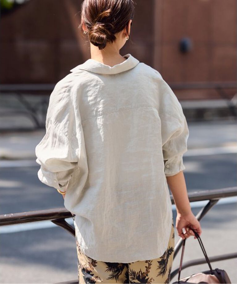 FRAMeWORK「LINEN WORK シャツ」|シャツ・ブラウス|